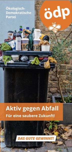 Faltblatt Aktiv gegen Abfall