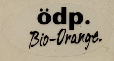 Aufkleber Bio-Orangen