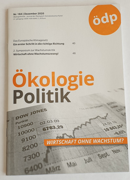 Mitgliederzeitschrift "Ökologie-Politik"