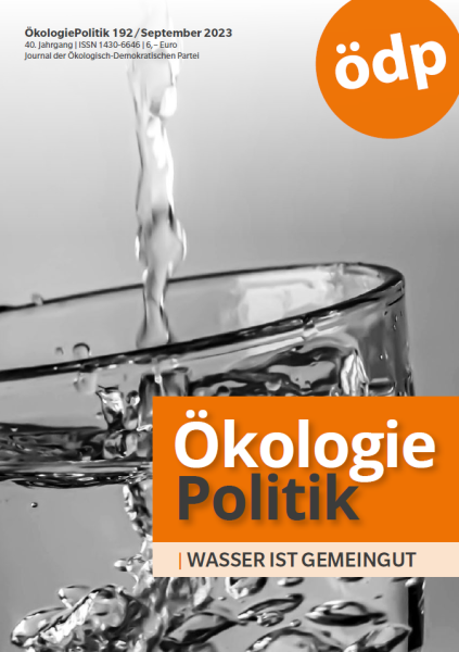 Mitgliederzeitschrift "Ökologie-Politik" Nr. 192