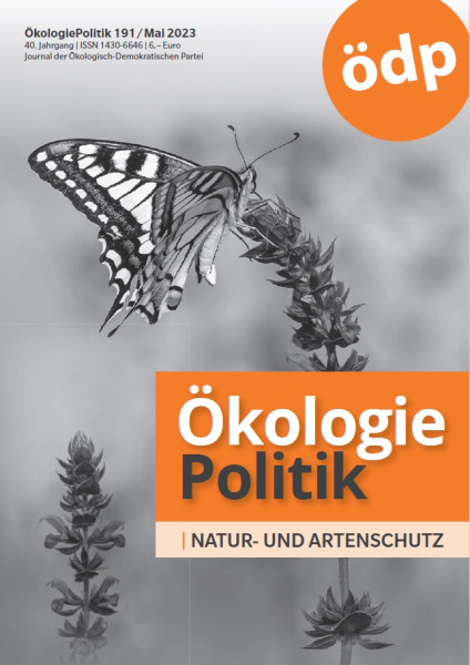 Mitgliederzeitschrift "Ökologie-Politik"