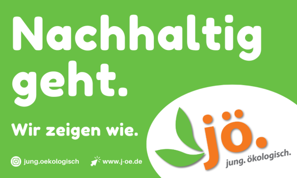 JÖ-Stickerbogen "Nachhaltig geht. Wir zeigen wie."