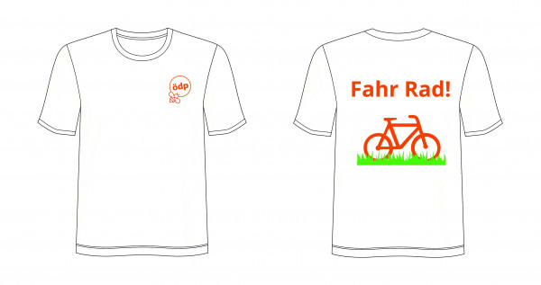 Shirt FahrRad mit ÖDP-Logo