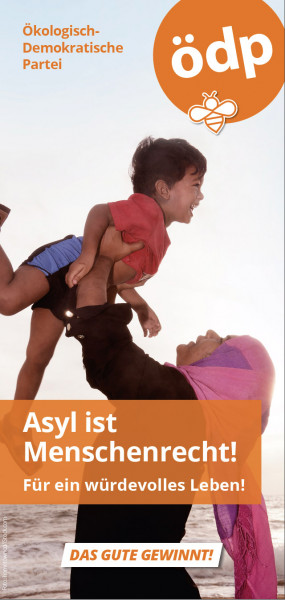 Faltblatt Asyl