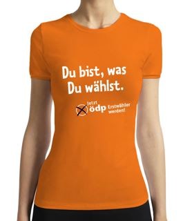 ÖDP T-Shirt "Du bist, was Du wählst"