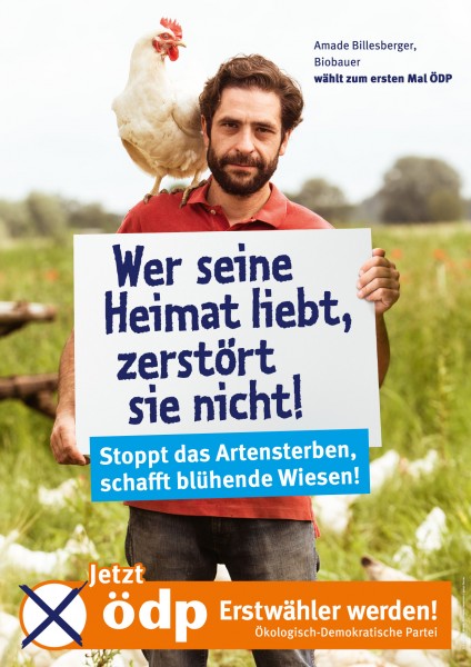 Erstwählerplakat "Heimat" Pappe Doppel-A1