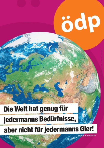 Imageplakat Gandhi Doppelpappe A 1