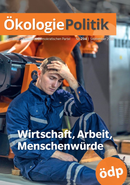 ÖkologiePolitik 204: Wirtschaft, Arbeit, Menschenwürde