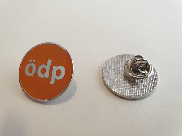 ÖDP-Anstecker/Pin Hart-Emaille