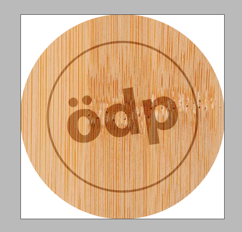 Glasuntersetzer aus Bambus