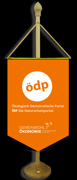 ÖDP-Stammtischaufsteller