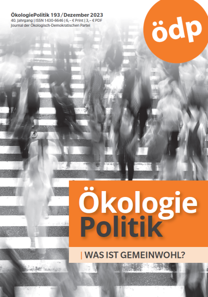 Mitgliederzeitschrift "Ökologie-Politik" Nr. 193